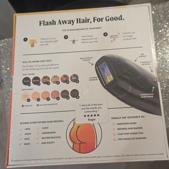 Nood The Flasher 2.0 Hair Removal IPL Device- Black - Picture 15 of 15